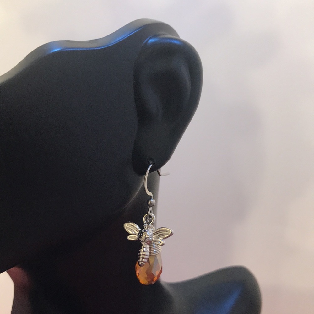 Honeybee Drop Earrings